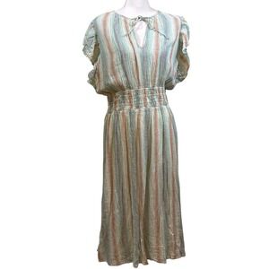 Rails Iona Striped Midi Dress, coastal boho, resort, California cool, travel